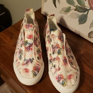 Blowfish Floral Canvas Slip-Ons